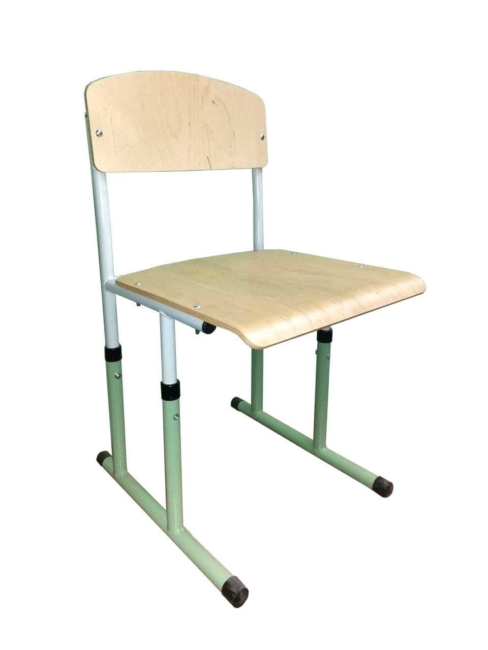 Стілець учнівський полозковий лакований РОЗКОМ, розмір 385х475х680-720-760-800 мм, h=340-380-420-460 мм.